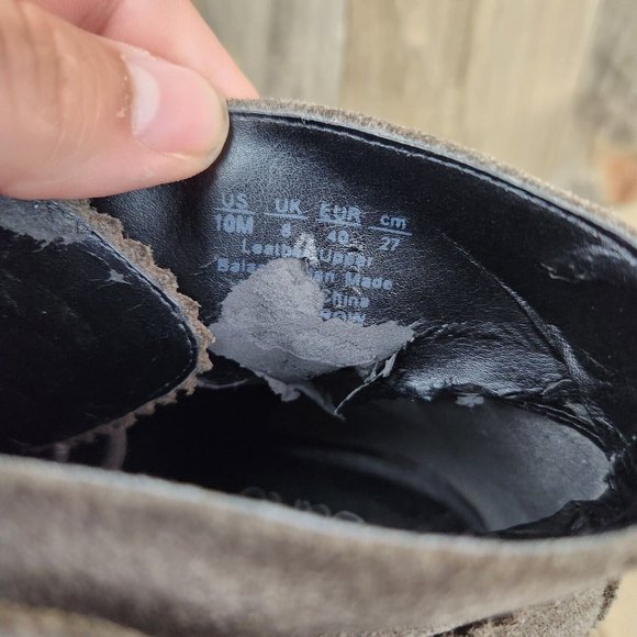 Womens Franco Sarto size 10 Ankle High Leather Bootie Boots - Picture 8 of 9